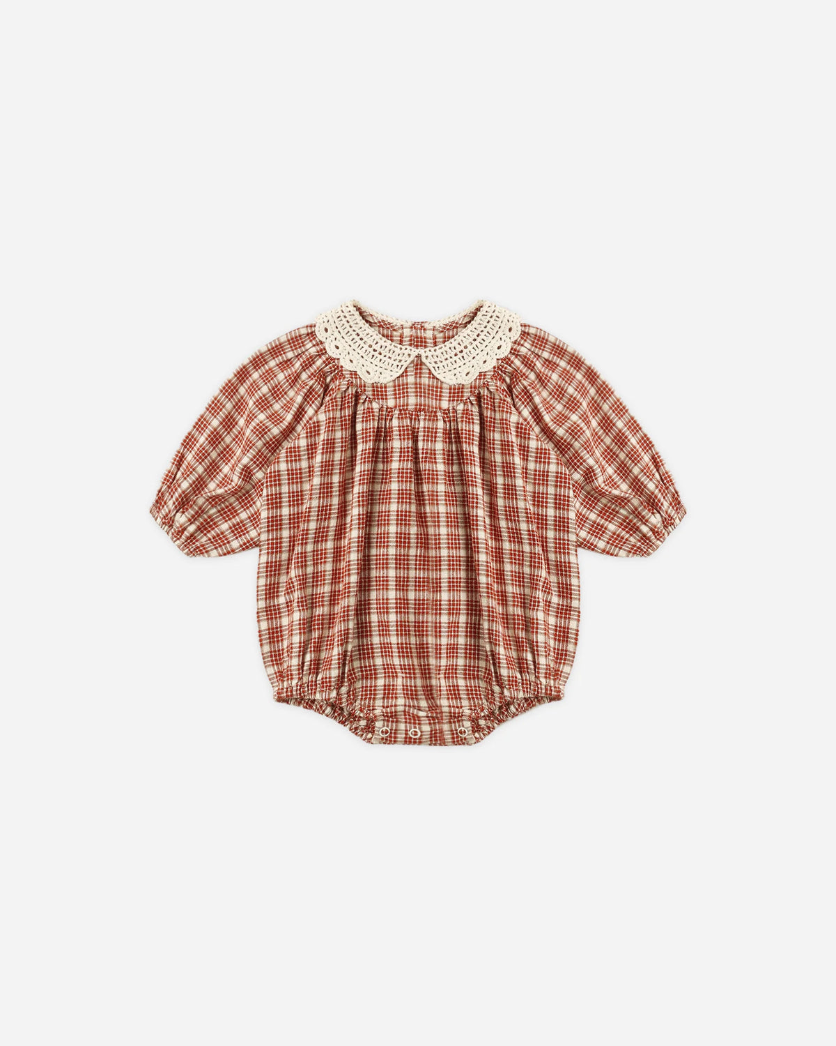 Heidi Romper Vintage Plaid