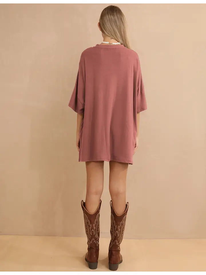 Loose Top Shorts Set