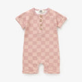 Summer Check Romper