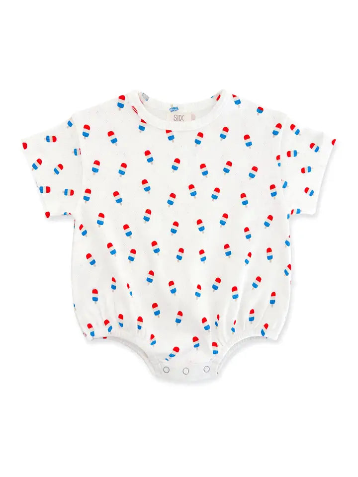 Popsicle / Organic Pointelle T-Shirt Bubble