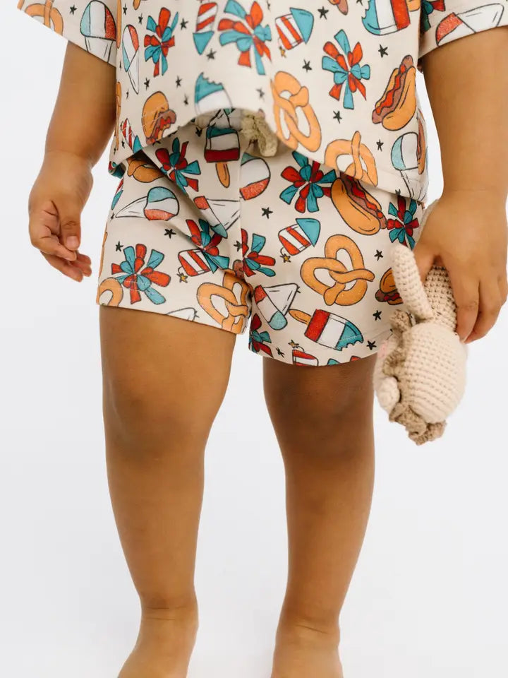 4th of July Snacks Slouchy Set