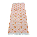 Blush Meadows Fringe Beach Towel