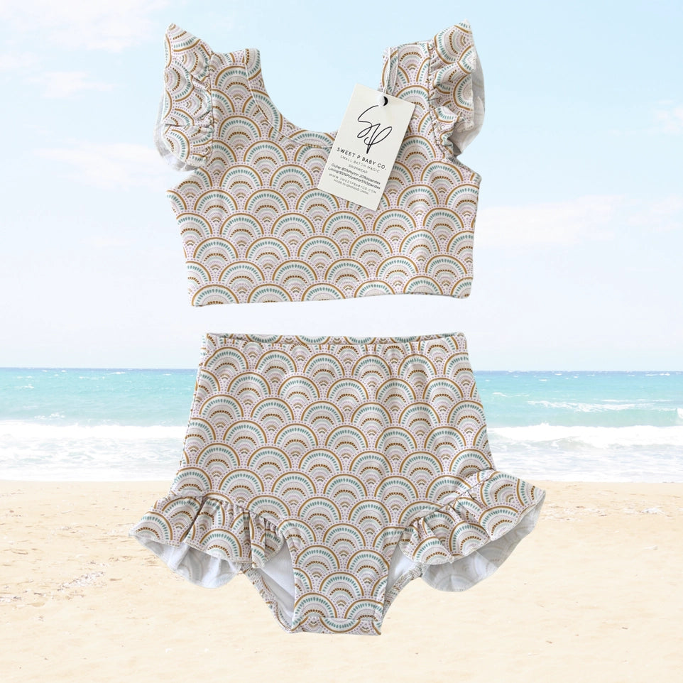 Boho Rainbow Flutter Bikini