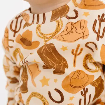Cowboy Crewneck Set