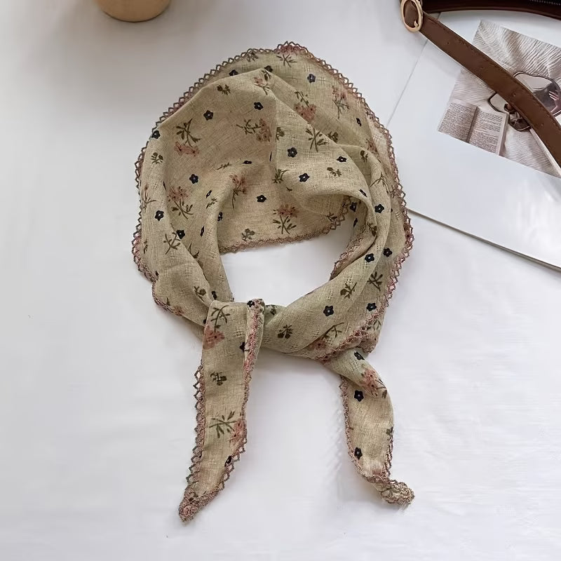Vintage style head scarf