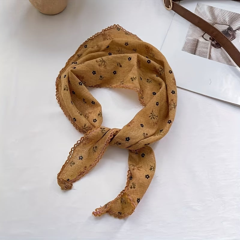 Vintage style head scarf