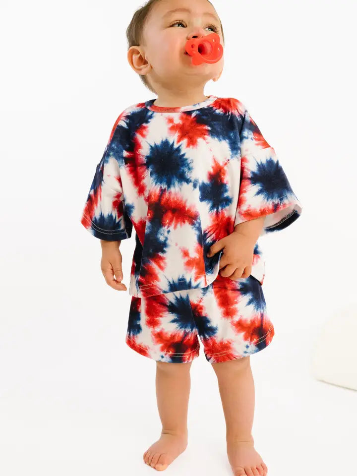 Firecracker Tie Dye Slouchy Set