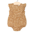Baby Spring & Summer Flutter Front Romper- Golden Garden