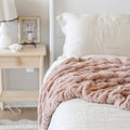 Montana Coles Double Ruched Receiving Blanket
