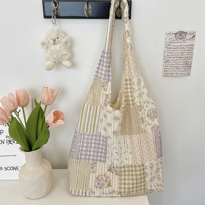 Splicing Tote Bag
