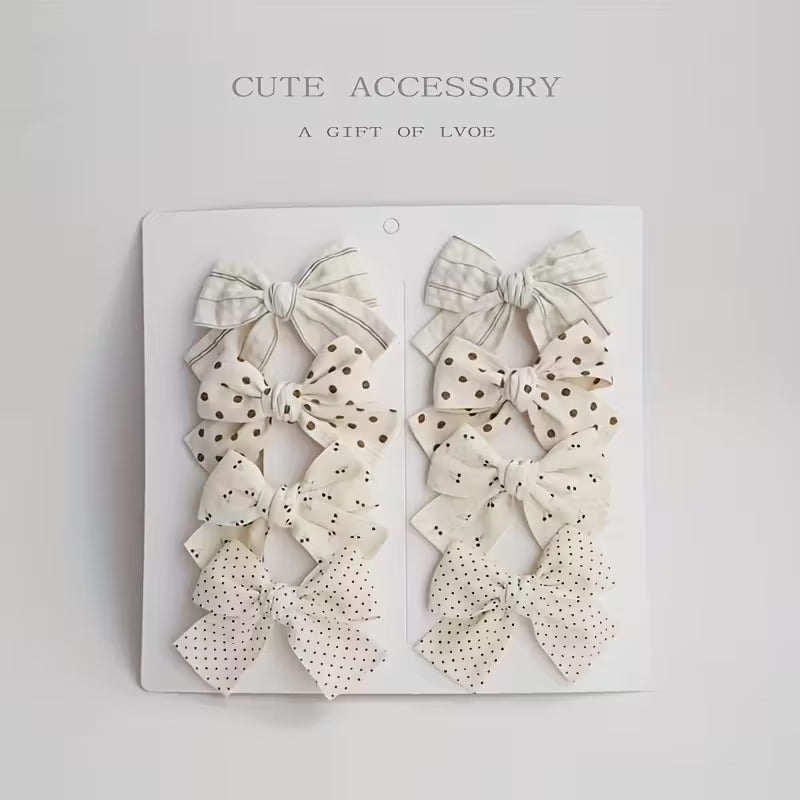 Bow hair clips