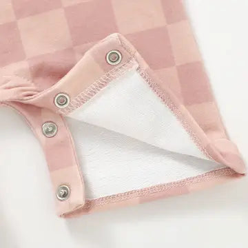Summer Check Romper