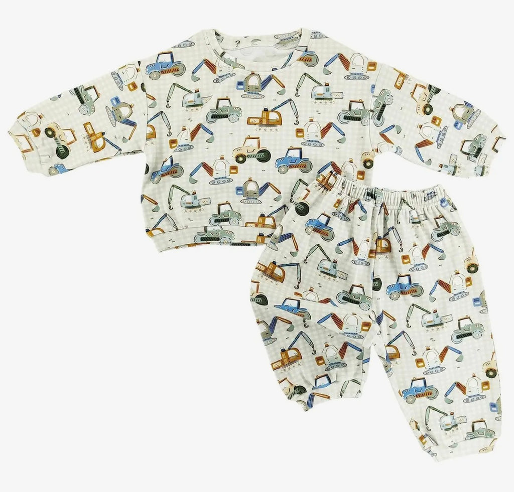 Little One Shop Construction Jogger Set