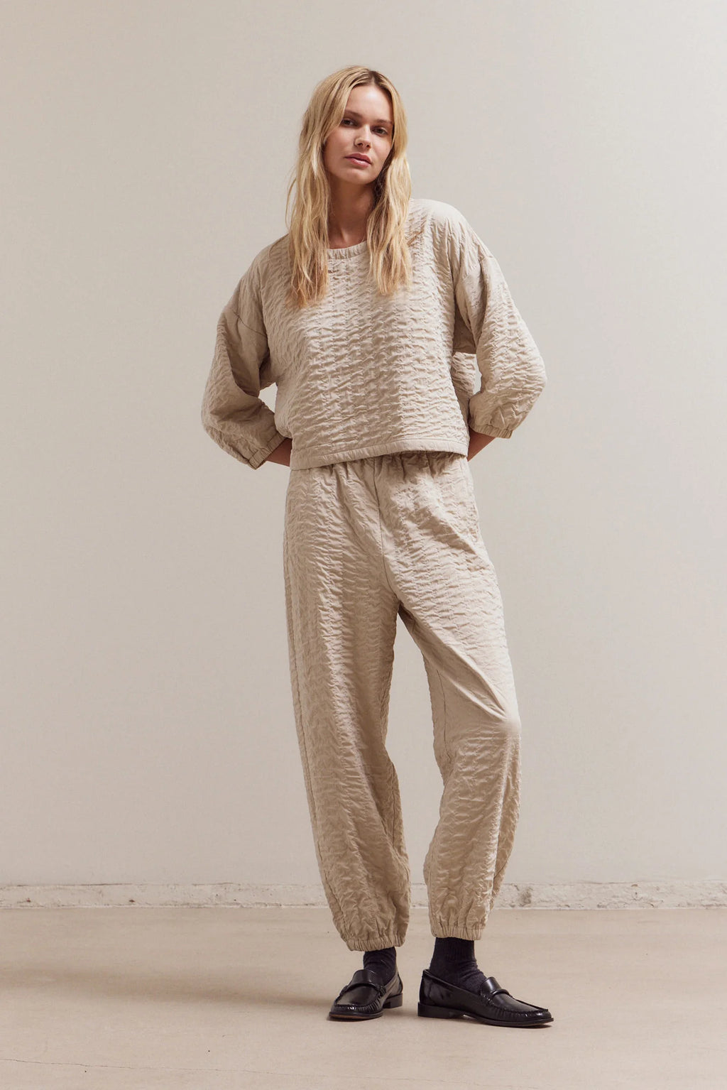 Quilted Jogger set