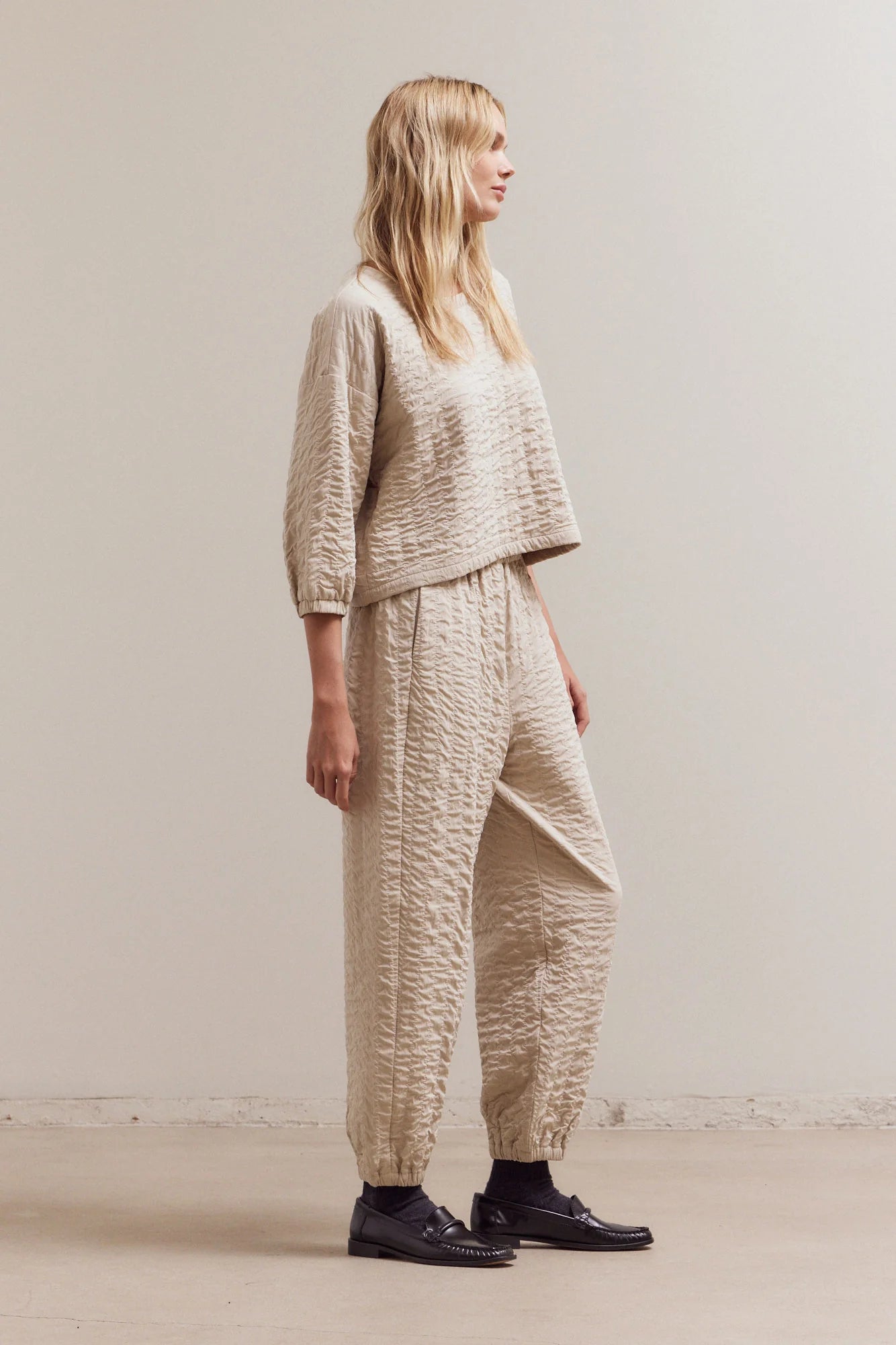 Quilted Jogger set