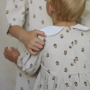 Vanilla 'tiny Bloom' Dress