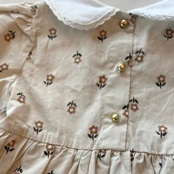 Vanilla 'tiny Bloom' Dress