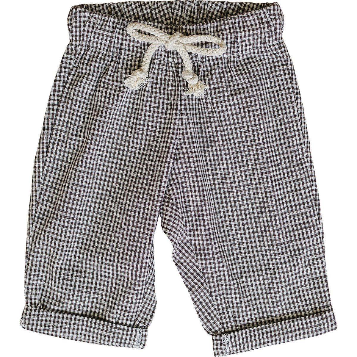 Brown Plaid Pants