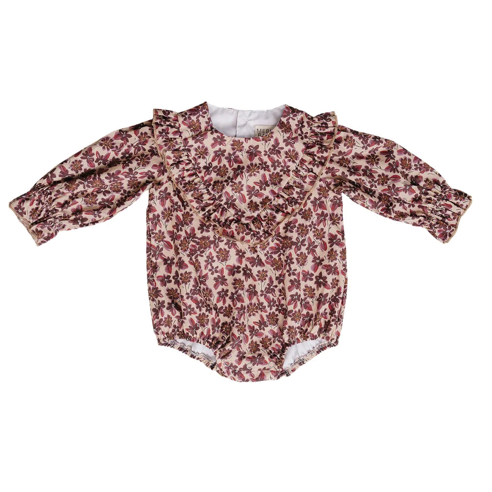 Antique Floral Bubble Romper