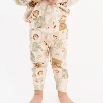 Hedgehog Patchwork Crewneck Set