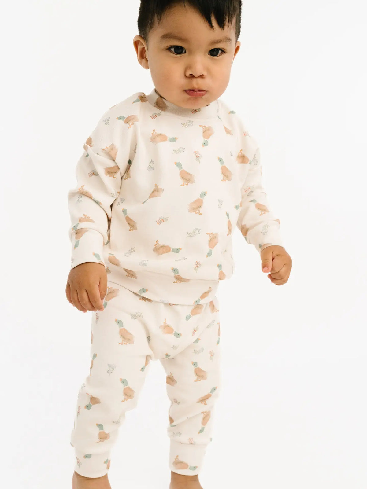 Little Mallard Duck Crewneck Set