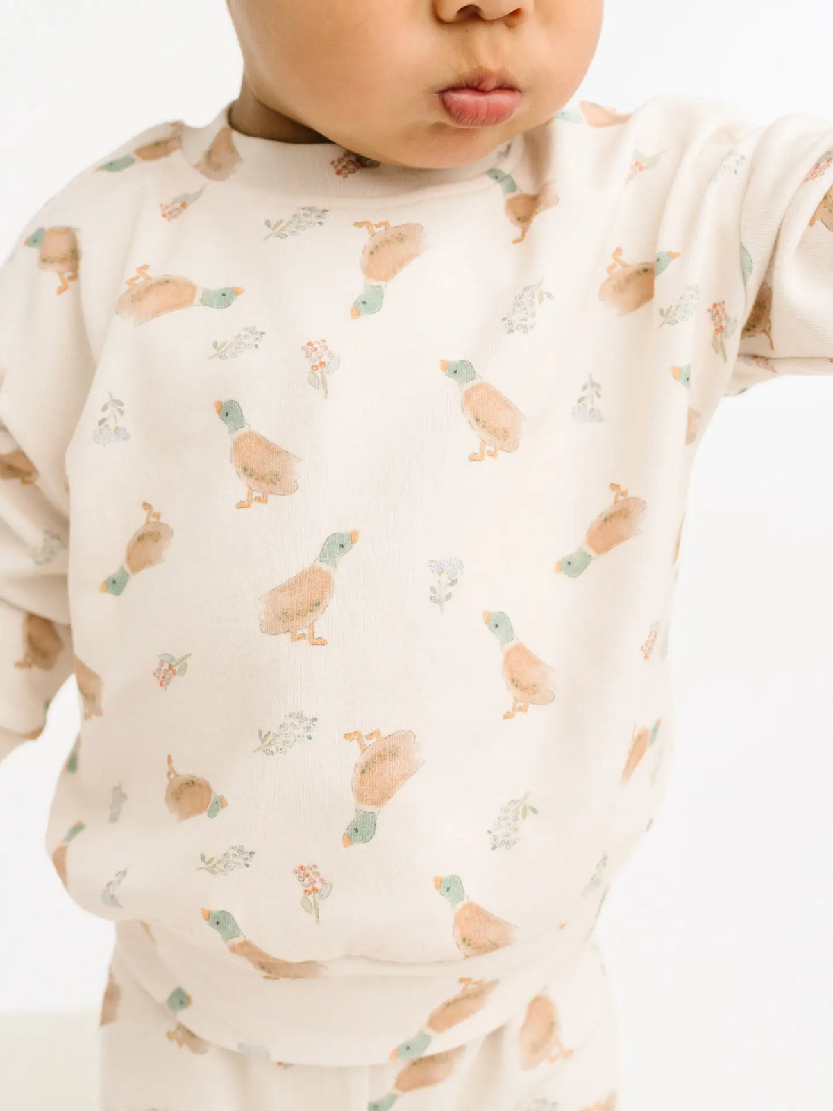 Little Mallard Duck Crewneck Set
