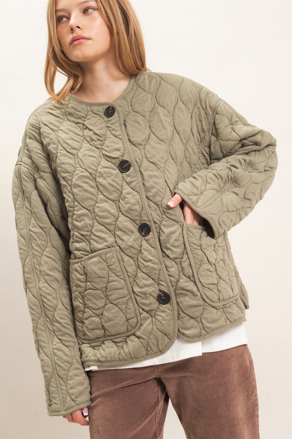 Diamond Quilted Jacket