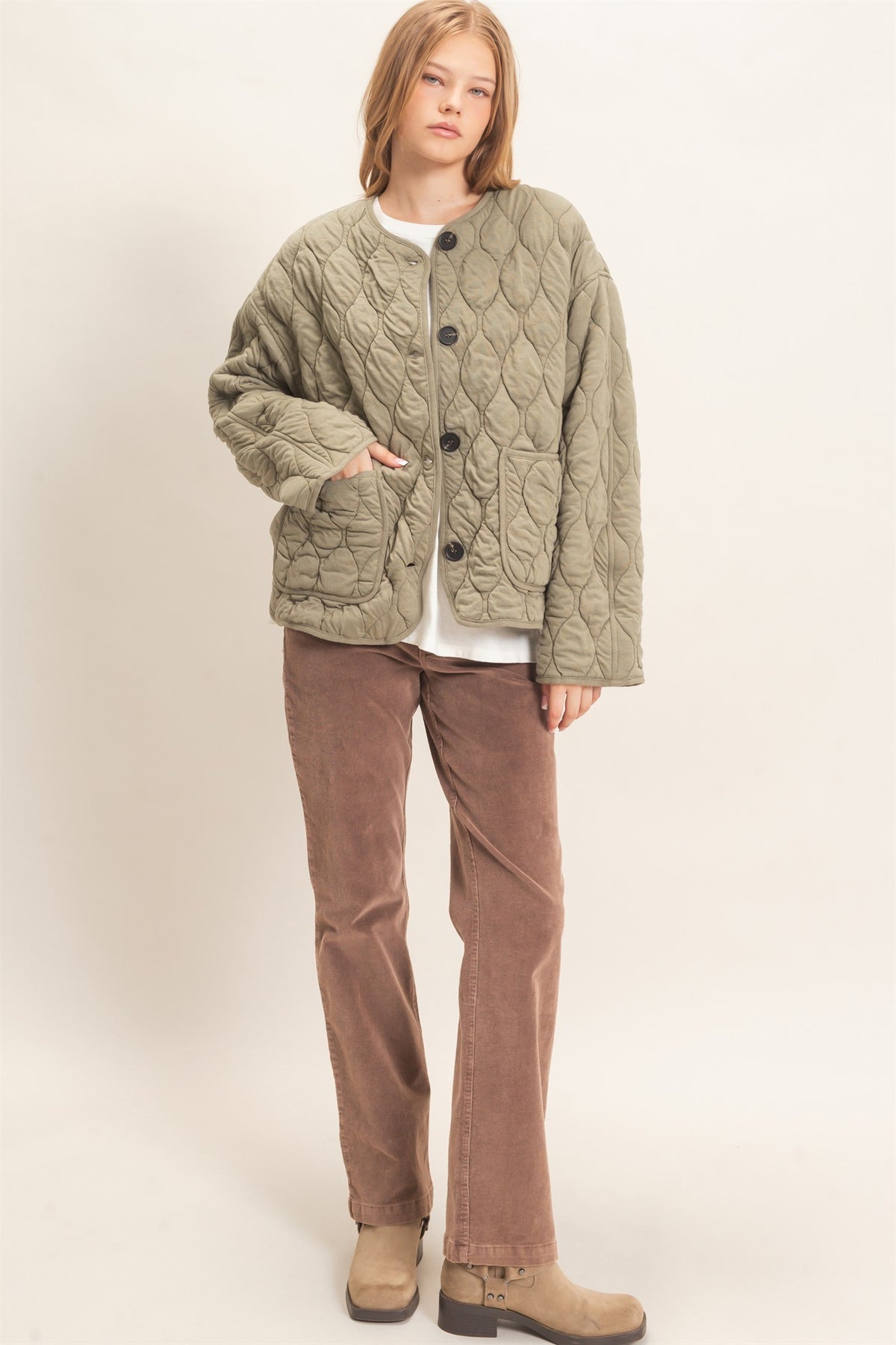 Diamond Quilted Jacket