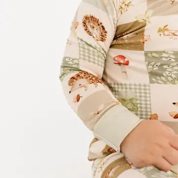 Hedgehog Patchwork Bamboo Set