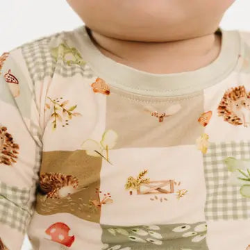 Hedgehog Patchwork Bamboo Set