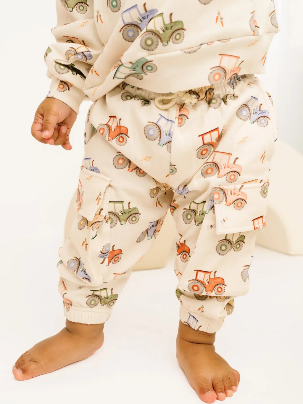 Tractor Ride Cargo Hoodie Set