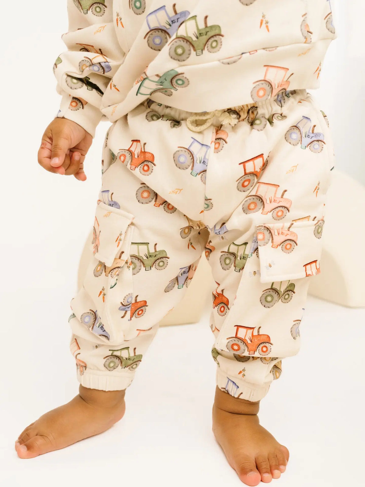 Tractor Ride Cargo Hoodie Set