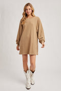 French Terry Mini Dress