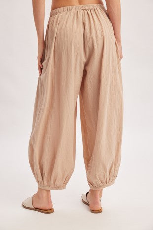 Boho Drawstring Balloon Pants