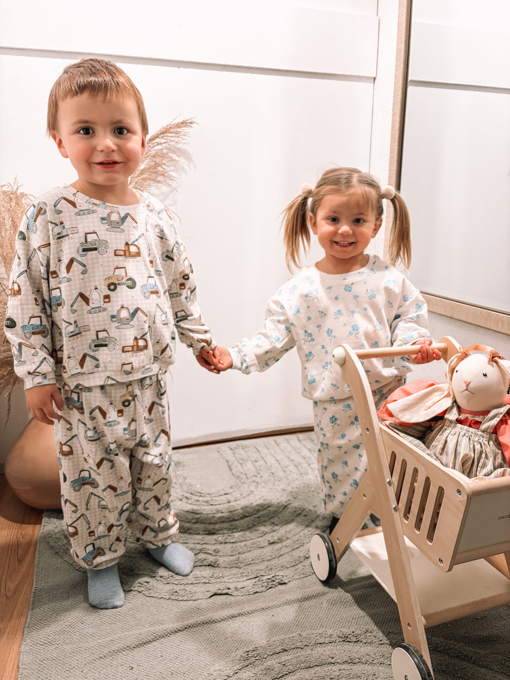 Little One Shop Construction Jogger Set