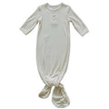 Mebie Baby Ribbed Knot Gown 0-3M