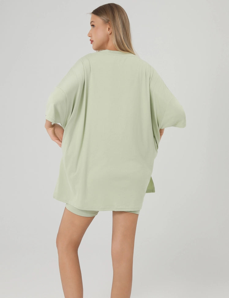 Loose Top Shorts Set