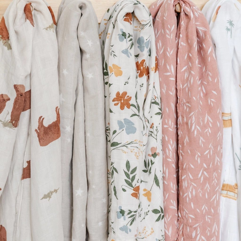 Saranoni Bamboo Rayon Muslin Swaddles