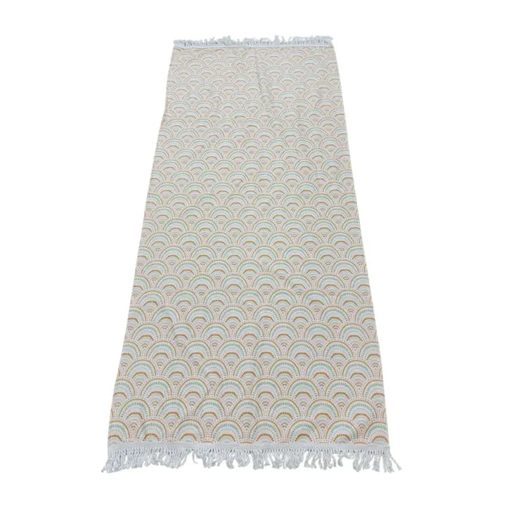 Boho Rainbows- Fringe Beach Towel