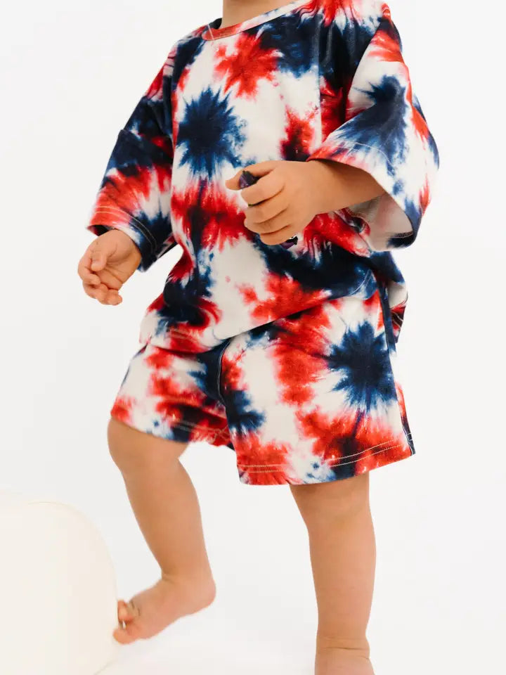 Firecracker Tie Dye Slouchy Set